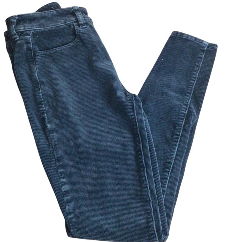 SALE Women's American‎ Eagle Super Stretch Black High Rise Corduroy Jegging